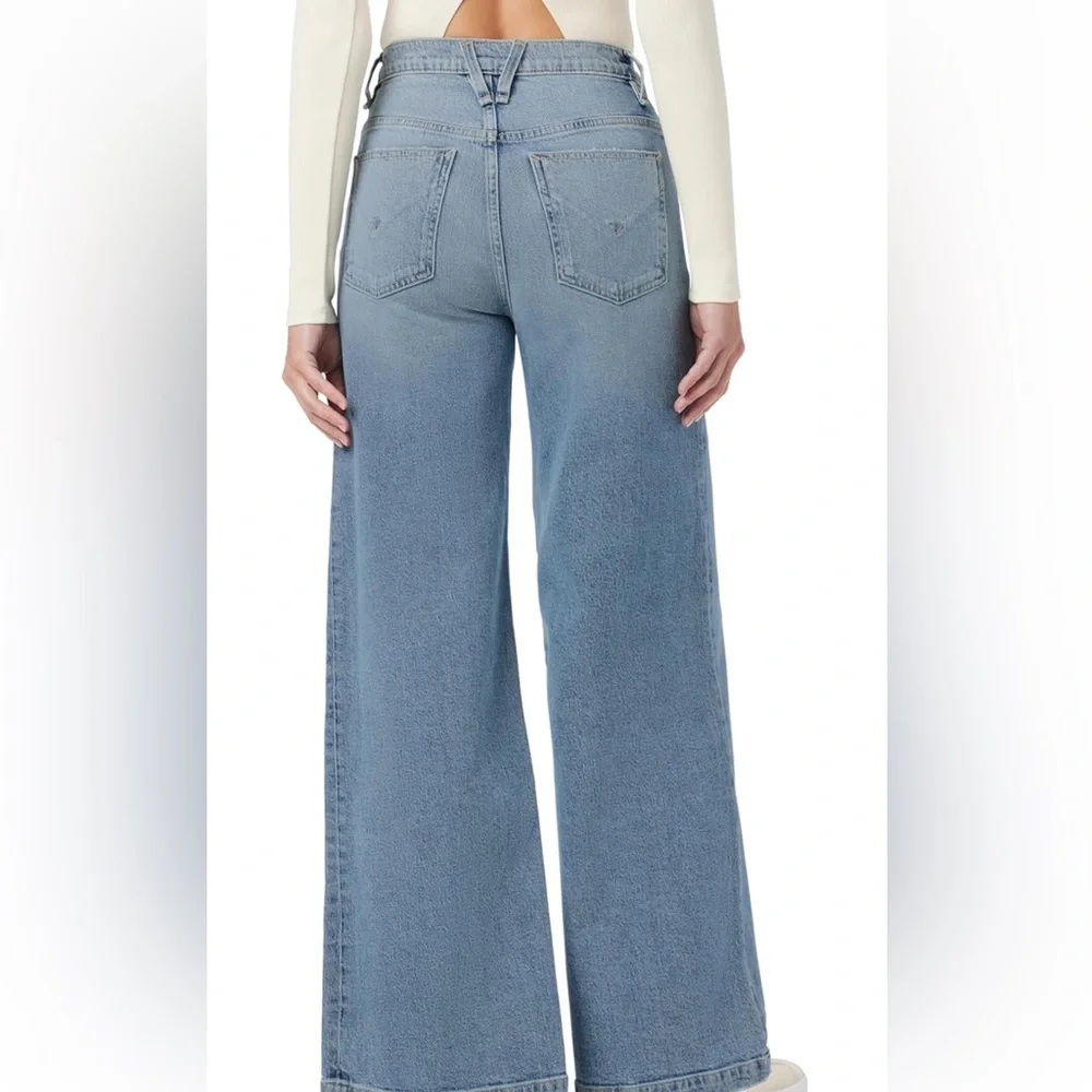 NWT Hudson Size 26 Women's James High Rise Wide Leg Jeans: Caribbean Breeze - Picture 3 of 16